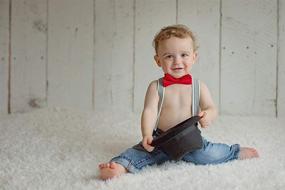 img 2 attached to 🎀 Adorable Bow Checks: Must-Have Accessories for Baby Toddler Kids Boys