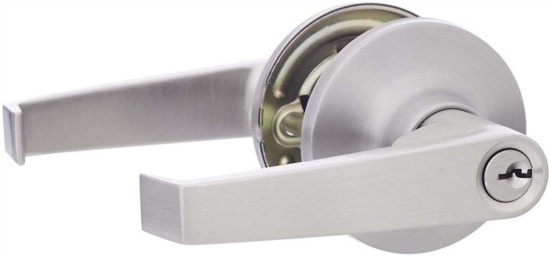 amazonbasics entry door lever nickel 로고