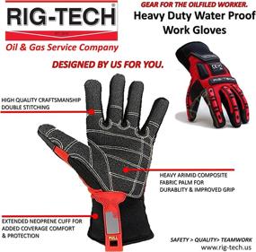 img 2 attached to Rig Tech Heavy Duty Waterproof Gloves