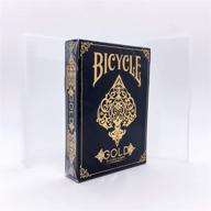 🚲 bicycle gold deck with clear protective case for playing cards logo