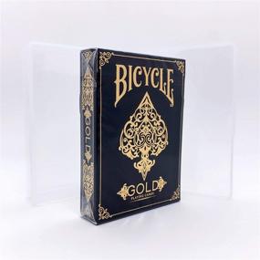 img 4 attached to 🚲 Bicycle Gold Deck with Clear Protective Case for Playing Cards