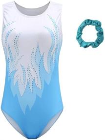 img 4 attached to 💎 Sleeveless Shiny Diamond Gymnastics Leotard - Gyratedream Ballet Dancewear Bodysuit for Adults