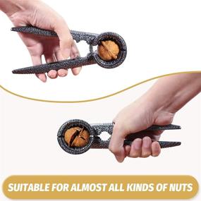 img 1 attached to 🥜 Pecan Nut Cracker and 2 Picks, Walnut Plier Opener Tool with Non-slip Handle - Hiware