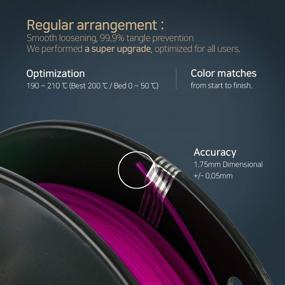 img 3 attached to 🔧 Enhanced PLA Printing Filament: Optimal Dimensional Control for Professional Performance