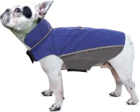 img 4 attached to 🧥 Waterproof Dog Jacket by Zuozee - Lightweight & Adjustable Coat with High Collar | Reflective Raincoat for Small, Medium, Large Dogs & Puppies