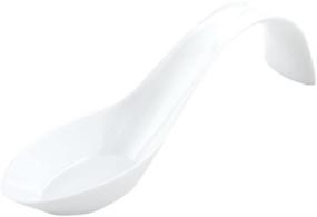 img 2 attached to 100 Stiletto Disposable Amuse Bouche Spoons - 🥄 5x1.25 inch White Plastic Tasting Spoons for Weddings & Catering