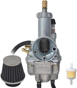 img 4 attached to 🚗 Carburetor &amp; Air Filter Set for Kawasaki Bayou 250 KLF250A and Bayou 220 KLF220A Carb