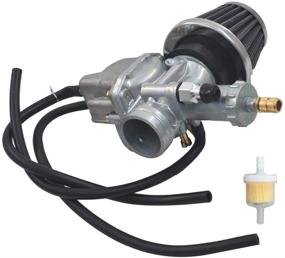 img 2 attached to 🚗 Carburetor &amp; Air Filter Set for Kawasaki Bayou 250 KLF250A and Bayou 220 KLF220A Carb