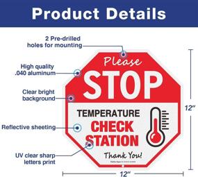 img 3 attached to Temperature Station Aluminum Reflective Resistant Occupational Health & Safety Products