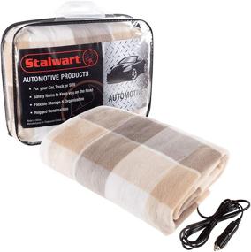 img 4 attached to Stalwart 75-BP1010 Electric Blanket-Heated 12V Polar Fleece Travel Throw For Car