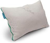 🛏️ everpillow от infinitemoon - превосходная подушка для кровати размера queen с регулируемой наполнителем из 100% натурального капок и органическим хлопковым чехлом. логотип