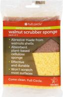 walnut scrubber sponge, 12 sponges, 2-count each, 6-pack logo