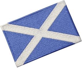 img 1 attached to 🏴 Authentic Scotland Flag Scottish National Emblem Iron On Sew On Patch: Perfect for Adding a Touch of Scottish Pride