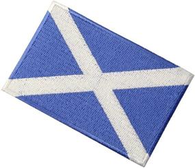 img 2 attached to 🏴 Authentic Scotland Flag Scottish National Emblem Iron On Sew On Patch: Perfect for Adding a Touch of Scottish Pride