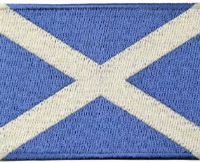 img 3 attached to 🏴 Authentic Scotland Flag Scottish National Emblem Iron On Sew On Patch: Perfect for Adding a Touch of Scottish Pride