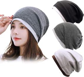 img 4 attached to Beanies Functions Hip Hop Stretch Slouchy