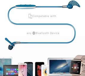 img 3 attached to 🎧 Jaybird Freedom F5 In-Ear Wireless Bluetooth Sports Headphones – Secure Fit for Sports – Durable All-Metal Design – Ocean Blue