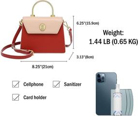 img 2 attached to Scarleton Compartment Crossbody Shoulder H2077_208601 Women's Handbags & Wallets for Satchels