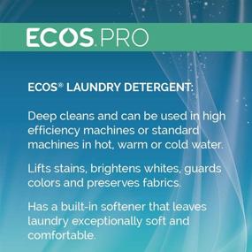 img 1 attached to ECOS Magnolia and Lily Scented Liquid Laundry Detergent - Earth Friendly Proline PL9750/04, 1 Gallon Bottles (Case of 4)