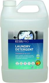 img 4 attached to ECOS Magnolia and Lily Scented Liquid Laundry Detergent - Earth Friendly Proline PL9750/04, 1 Gallon Bottles (Case of 4)