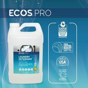 img 3 attached to ECOS Magnolia and Lily Scented Liquid Laundry Detergent - Earth Friendly Proline PL9750/04, 1 Gallon Bottles (Case of 4)