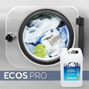 img 2 attached to ECOS Magnolia and Lily Scented Liquid Laundry Detergent - Earth Friendly Proline PL9750/04, 1 Gallon Bottles (Case of 4)