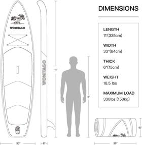 img 1 attached to Wonitago Inflatable Ultra Light Package Adjustable