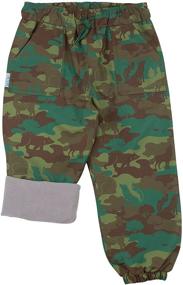 img 4 attached to JAN JUL Boys' Pants: Fleece Lined Toddler Clothing