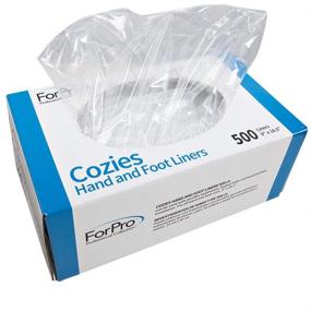 img 3 attached to 🧤 Paraffin Wax Hand and Foot Liners - ForPro Cozies, Heated Mitts and Booties (500-Count)