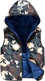 img 3 attached to Mallimoda Lightweight Hooded Waistcoat Black Outdoor Recreation for Outdoor Clothing