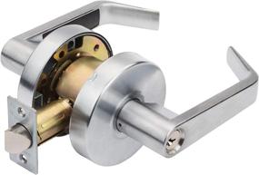 img 4 attached to 🔑 Dynasty Hardware AUG-00-26D ADA Grade 2 Commercial Keyed Lever Lockset for Office Doors, Satin Chrome Finish