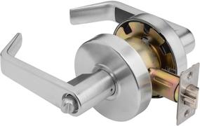 img 3 attached to 🔑 Dynasty Hardware AUG-00-26D ADA Grade 2 Commercial Keyed Lever Lockset for Office Doors, Satin Chrome Finish