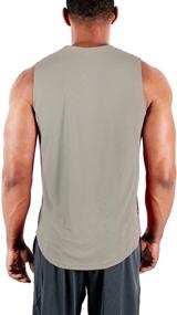 img 2 attached to Stay Stylish & Fit with DEVOPS 3 Pack Men's Muscle Shirts - Perfect Sleeveless Dri Fit Gym Workout Tank Tops