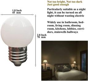 img 2 attached to 💡 Wattage Equivalent Lightbulb for Illuminating Bathrooms and Outdoor Spaces.