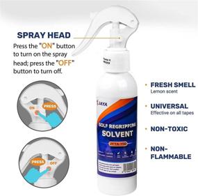 img 1 attached to Jaya Golf Club Regripping Kits - Multiple Options (Standard Kit A/B, Complete Kit A/B), Golf Grip Tape, Grip Solvent