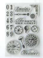 maguo vintage clear stamps sun gear numbers for planner decoration, paper craft, card making, diy scrapbooking, and more logo