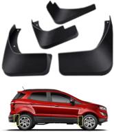 🚗 front and rear 4-pc set mud flaps kit for ford ecosport 2018-2021 | mud splash guard by topgril logo