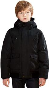 img 4 attached to 🧥 Ultimate Protection: SOLOCOTE Heavyweight Waterproof Windbreaker SLN2006 for Boys' Apparel