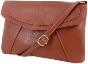 img 3 attached to Felice Leather Envelope Crossbody Shoulder Handbags & Wallets for Women - Ideal Satchels