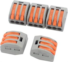 img 2 attached to 🔌 DGOL Lever Terminal Block Cable Connectors: Compact 40pcs Set with PCT-212, PCT-213, PCT-215 Included
