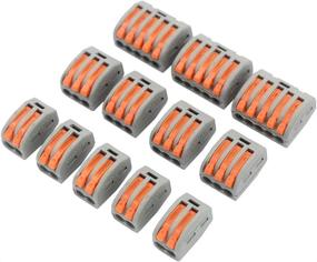 img 4 attached to 🔌 DGOL Lever Terminal Block Cable Connectors: Compact 40pcs Set with PCT-212, PCT-213, PCT-215 Included