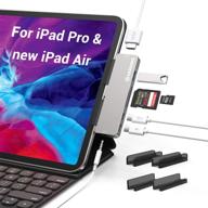 hogore 7 in 1 usb c hub for ipad pro 2018/2020, ipad air 4 - enhancing connectivity with 4k hdmi, pd charging, sd/tf reader, usb3.0, usb c, audio jack - must-have accessories for ipad air 4 hub and ipad pro 11 12.9 logo