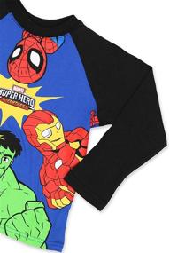 img 1 attached to 👕 Boys' Clothing: Marvel Super Adventures Sleeve T Shirt - Tops, Tees & Shirts