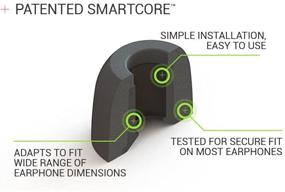 img 2 attached to 🎧 Comply SmartCore Variety Pack - Premium Memory Foam Earphone Tips, Universally Fits Earphones, Noise Cancelling Soft Earbud Tips for Comfortable Secure Fit (Size: Medium, 3 Pairs)