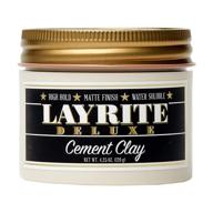 💇 layrite cement clay hair product logo