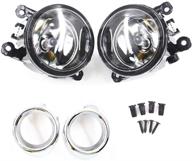 2012 2014 ford focus clear lens driving fog lights bumper lamps+bulbs by labwork logo