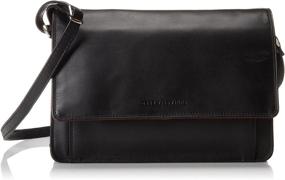 img 4 attached to 👜 Derek Alexander Black and Red EW Flap Organizer - One Size