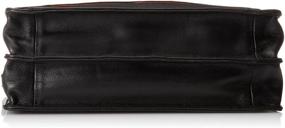 img 1 attached to 👜 Derek Alexander Black and Red EW Flap Organizer - One Size