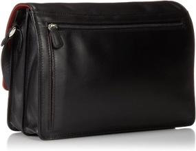 img 3 attached to 👜 Derek Alexander Black and Red EW Flap Organizer - One Size