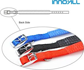 img 1 attached to 🐾 INNO+ALL, Adjustable and Comfortable Foam Nylon Collar for Pets - Ideal for Dogs, Cats, and Puppies